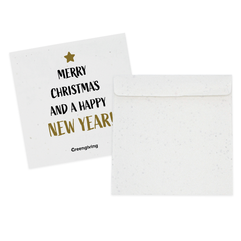 Weihnachtskarte Samenpapier 21 x 21 cm - Bild 3